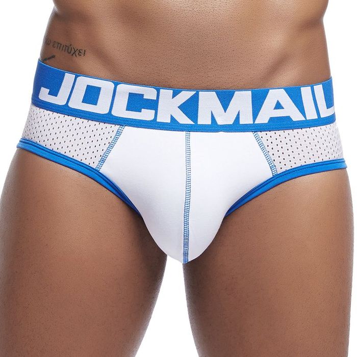 Męskie siateczkowe slipy na lato oddychające JOCKMAIL - L
