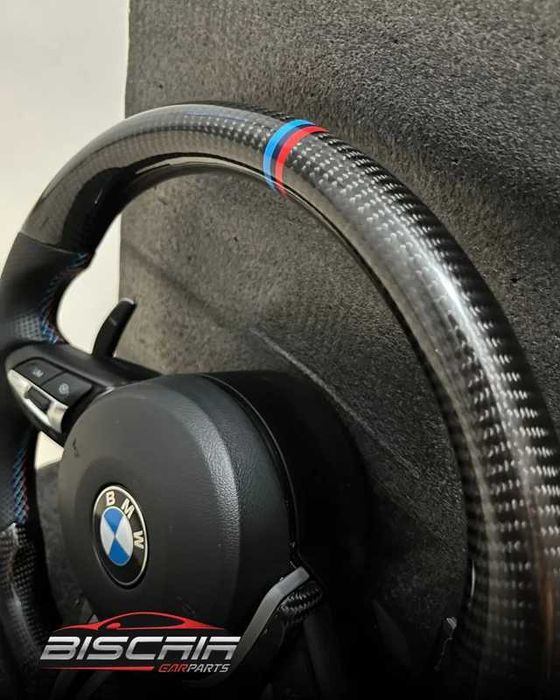 Volante BMW Pack M Carbono F20 F21 F30 F32 F10 (Série 1 3 4 5)