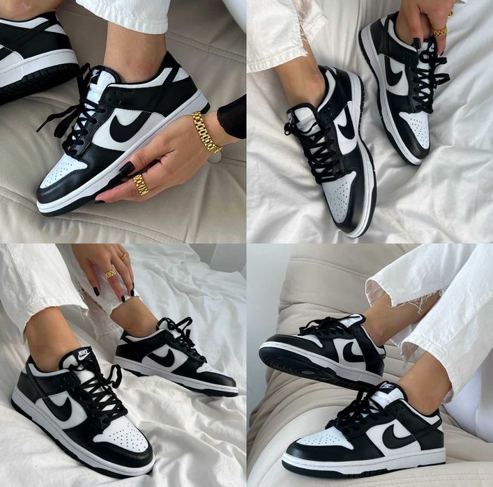 Кроссовки Nike Dunk Low Retro White Black Panda 36-45 Хит Весны! Топ