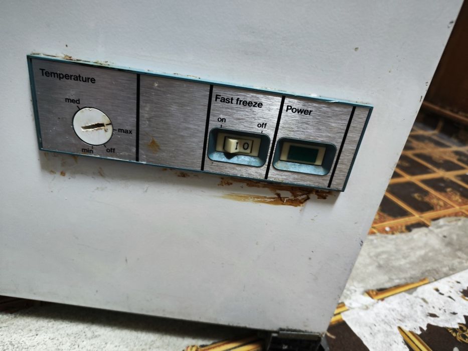 Arca congeladora avariada