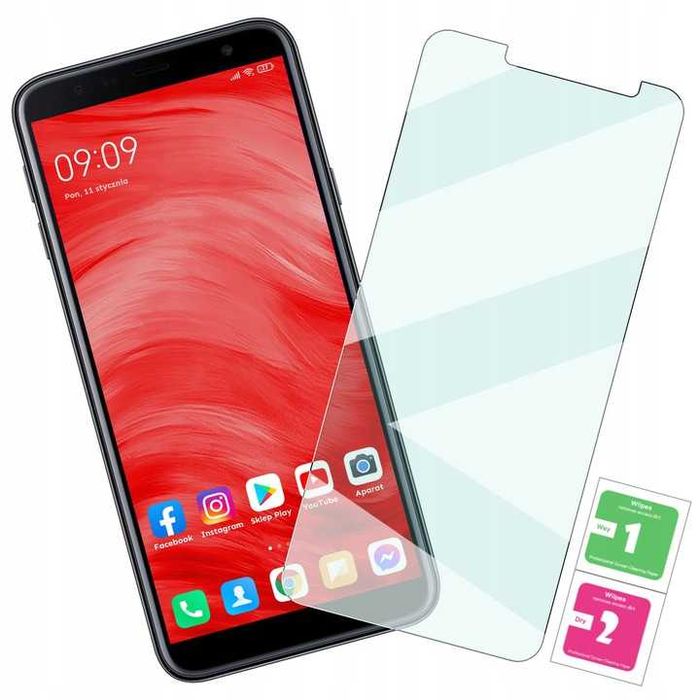 Etui Case Smart View Flip do Samsung Galaxy J4 Plus + Szkło