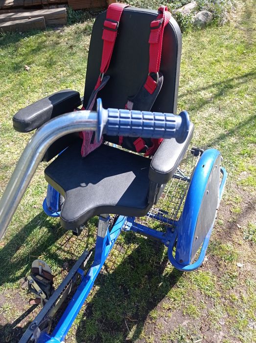 Przyczepka rowerowa dla niepełnosprawnych