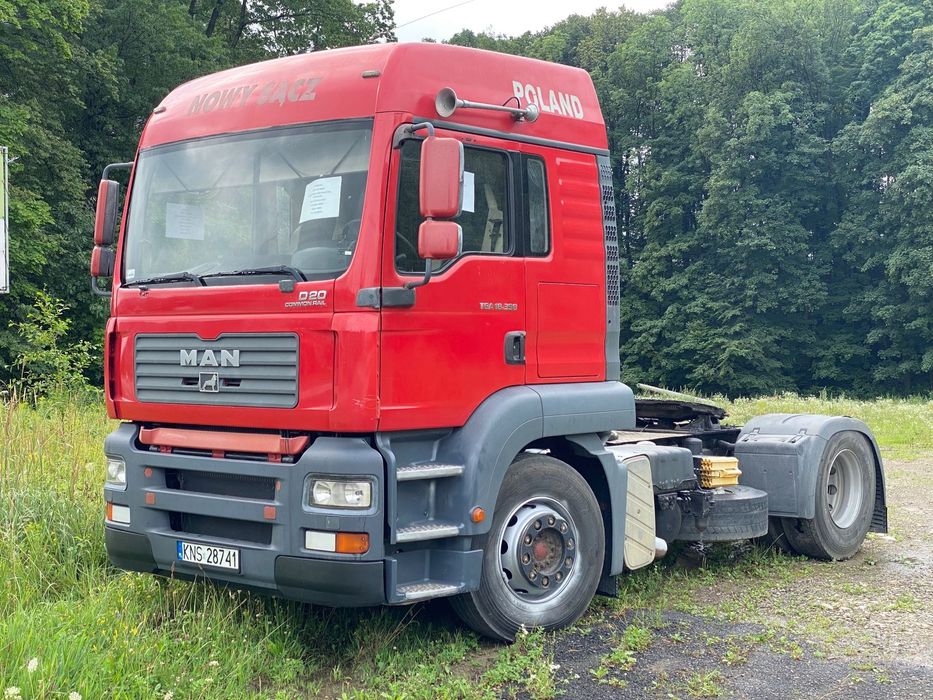 MAN TGA 18.390 4X2 BLS H06  Pierwszy właściciel od nowości, przystawka do kipra