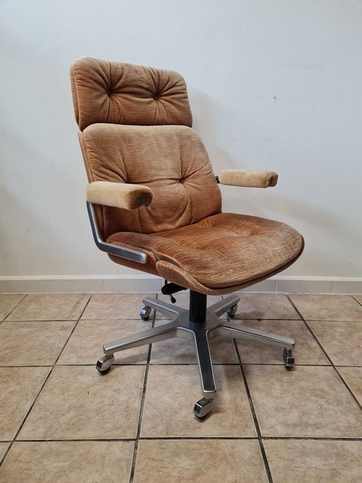 Fotel gabinetowy Martin Stoll, Giroflex,lata 60,mid-century, vintage