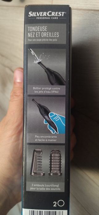 Німецький Тример для волос вух , носа, брів. Silver Crest