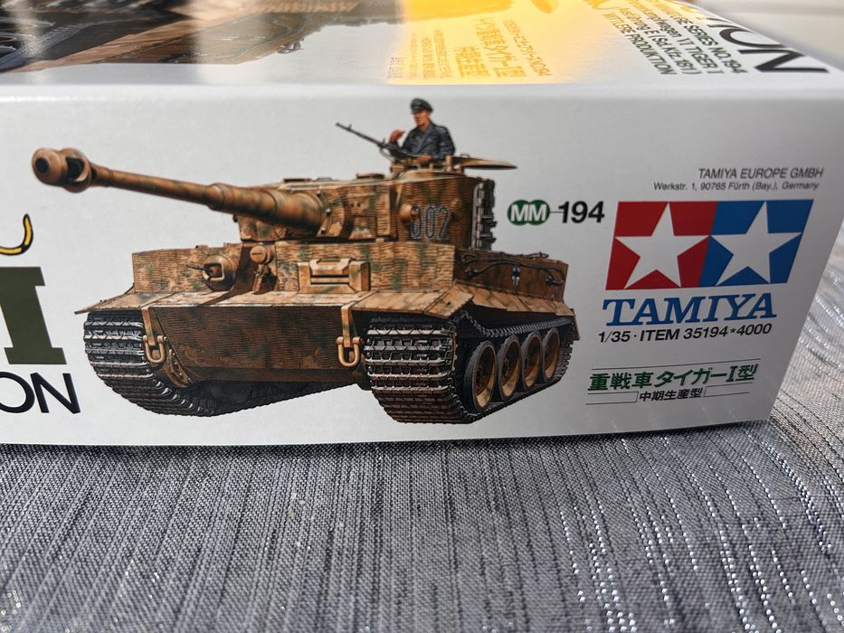 Czołg Tiger l Mid Production model do sklejenia Tamiya 35194