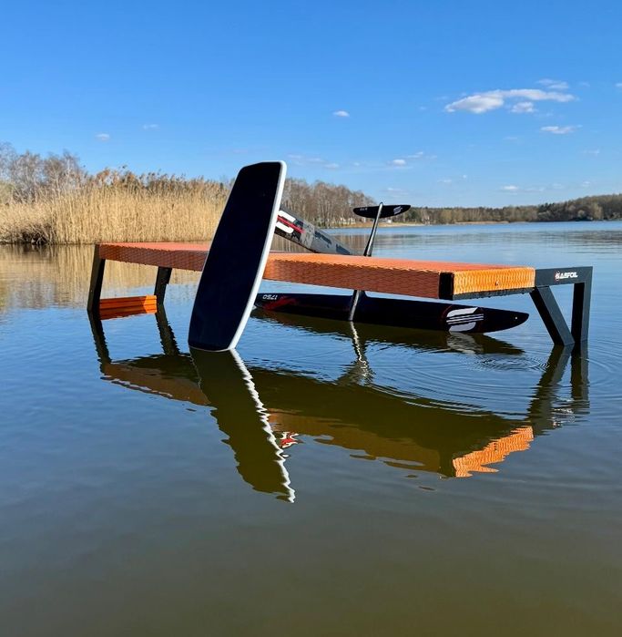 Sabfoil Leviathan 1550 ,1350 Front wing PUMPFoil Sup Downwind. Dock