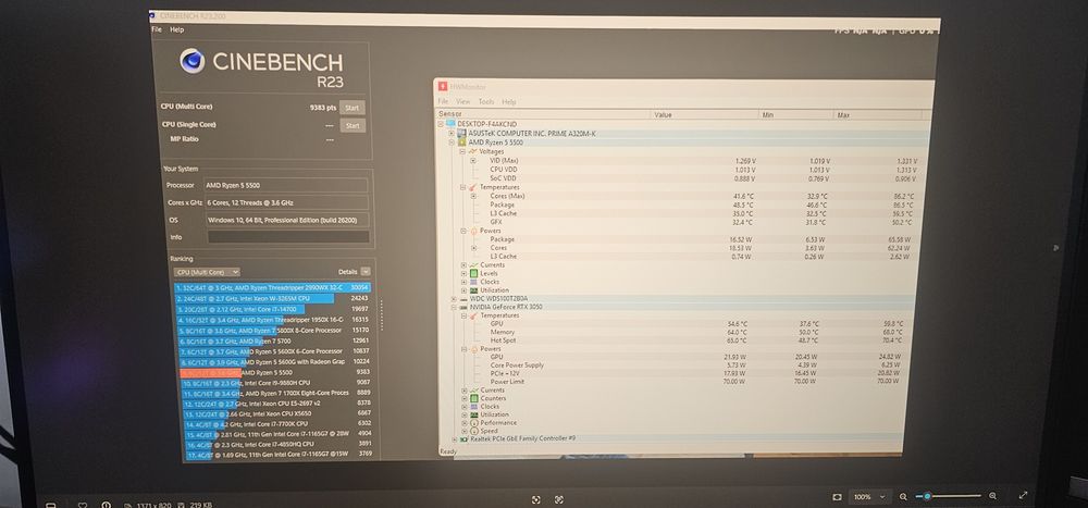 PC Gaming Ryzen 5 5500 + RTX 3050 6gb + 16gb RAM RGB