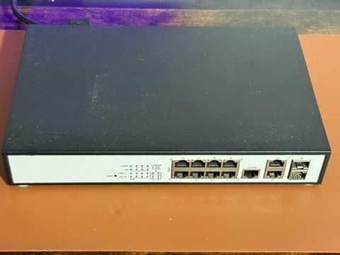 BDCOM S2210PB | 8×PoE 10/100 + 2×GB Uplink | Managed | 150W | rack