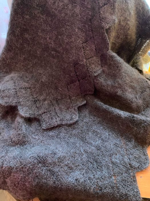 Большой оренбургский платок 115х130см. вес 500 гр