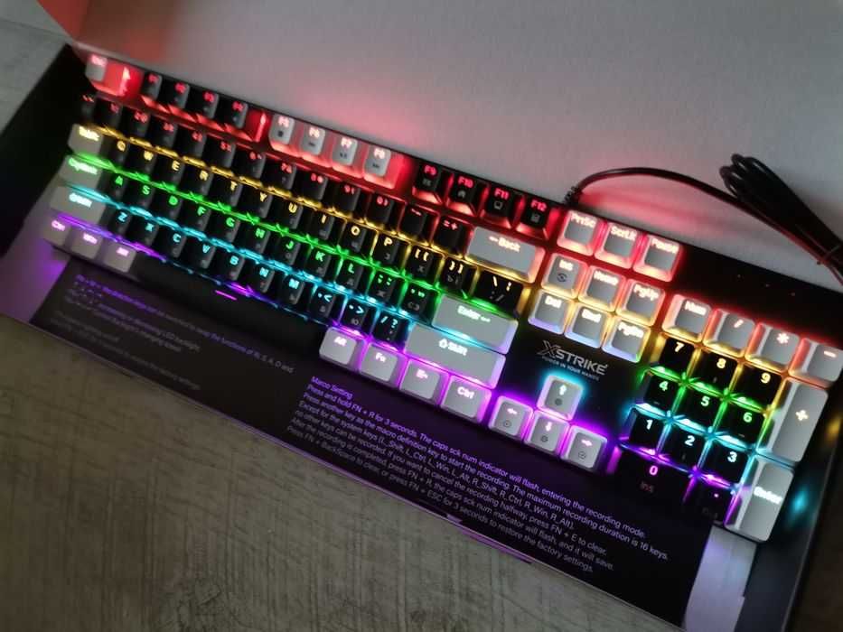 Клавиатура Механика Программируемая XSTRIKE X-1010 104 key LED RGB