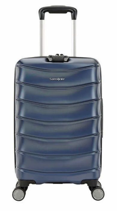 Оригінальна Валіза Samsonite Amplitude Blue (Темно-синій)  100%Policarbonate