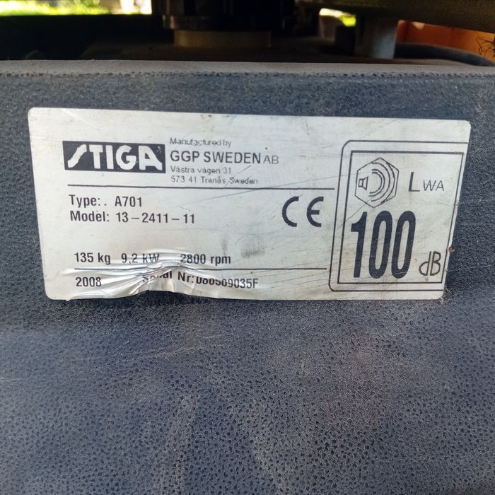 Kosiarka traktorek  stiga primo