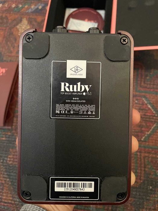 Universal Audio UAFX Ruby '63