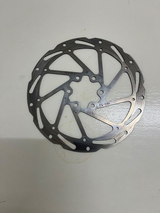 Par de Discos de Travão Tektro 160mm (6 Furos) – Como Novos