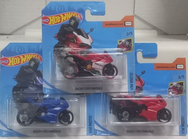 Ducati 1199 panigale hot wheels conjunto 3