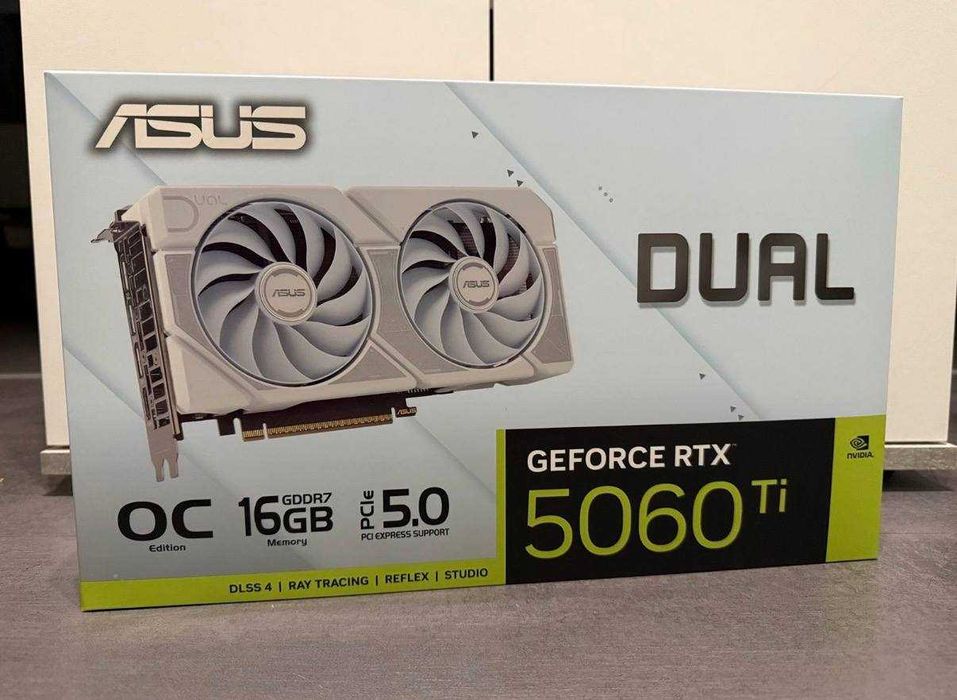 Asus Dual RTX 5060 Ti White OC 16GB nowa