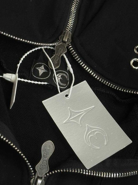 Thug Club zip hoodie худи зип зипка фулл full y2k archive opium чорна