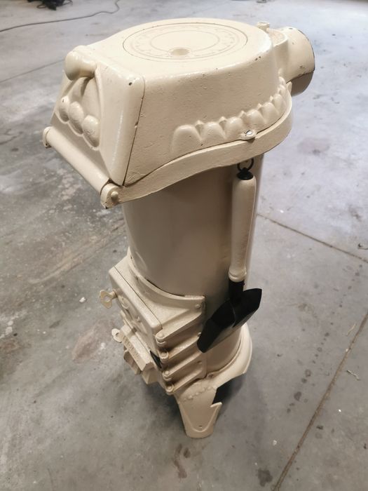 PIĘKNY STARY PIEC wolnostojący koza szamot kominek Boekhoff