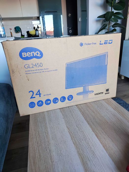 Monitor BenQ GL2450 24" LED – Full HD