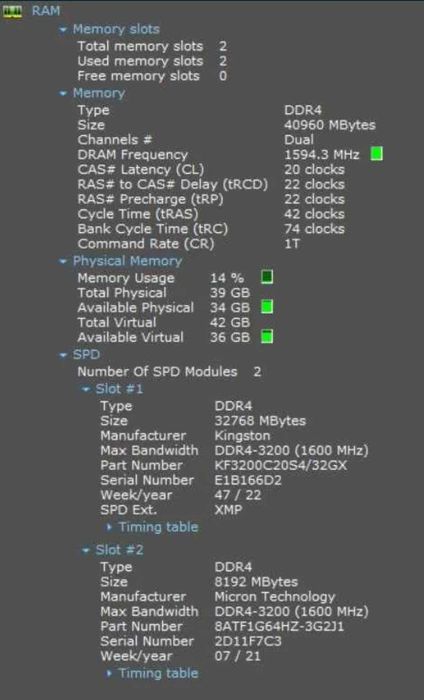 ASUS ROG Strix G15 DDR4 40GB/SSD 1.5TB/GTX 3060/Ryzen 7 4800H