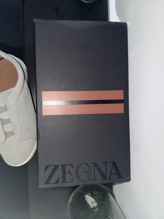 Tenis Zegna com a caixa