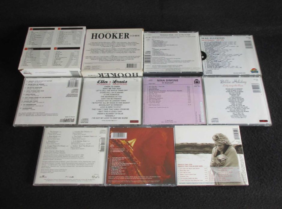 Conjunto de CD Jazz Louis Armstrong BB King Nina Simone Diana Krall