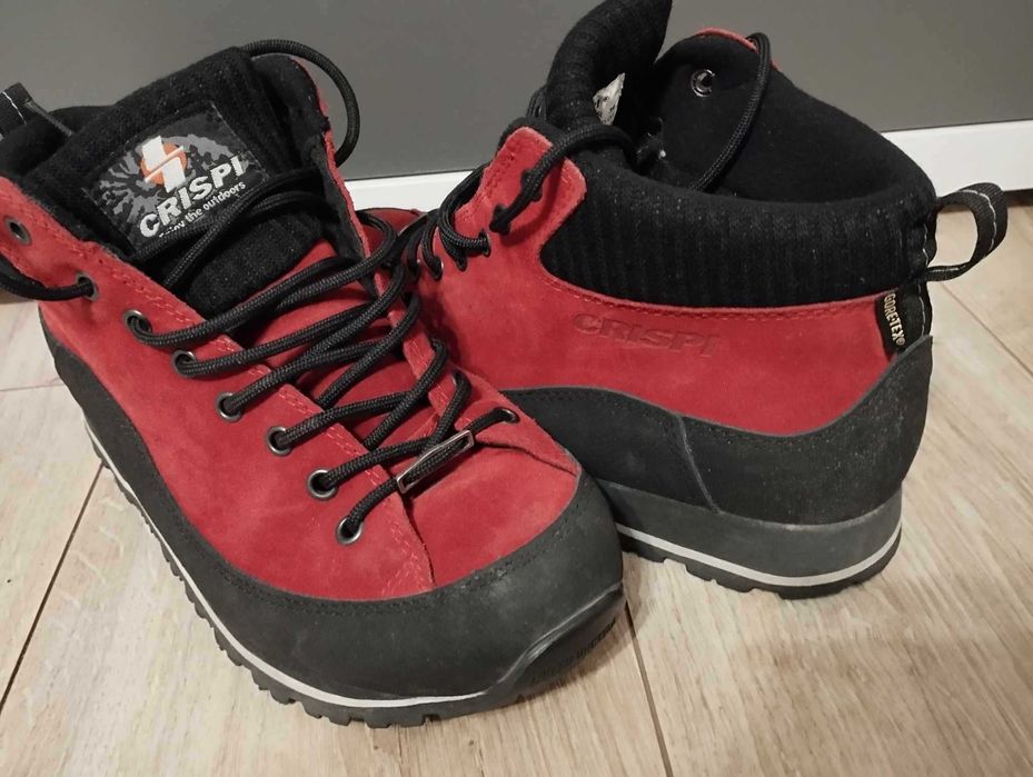 Crispi Wolly Mid Red GT buty trekkingowe size 39 z membraną Gore Tex
