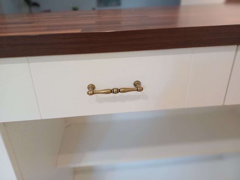 Białe Meble Wyspa kuchenna  Szafki Do kuchni