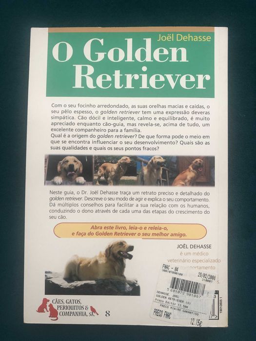 O Golden Retriever - Joël Dehasse - LIVRO