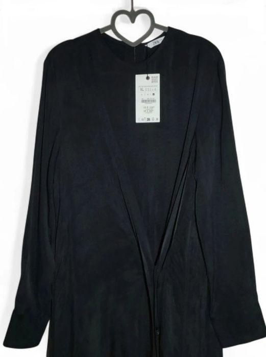 ZARA nowa bardzo kobieca sukienka L/XL lyocell wiskoza