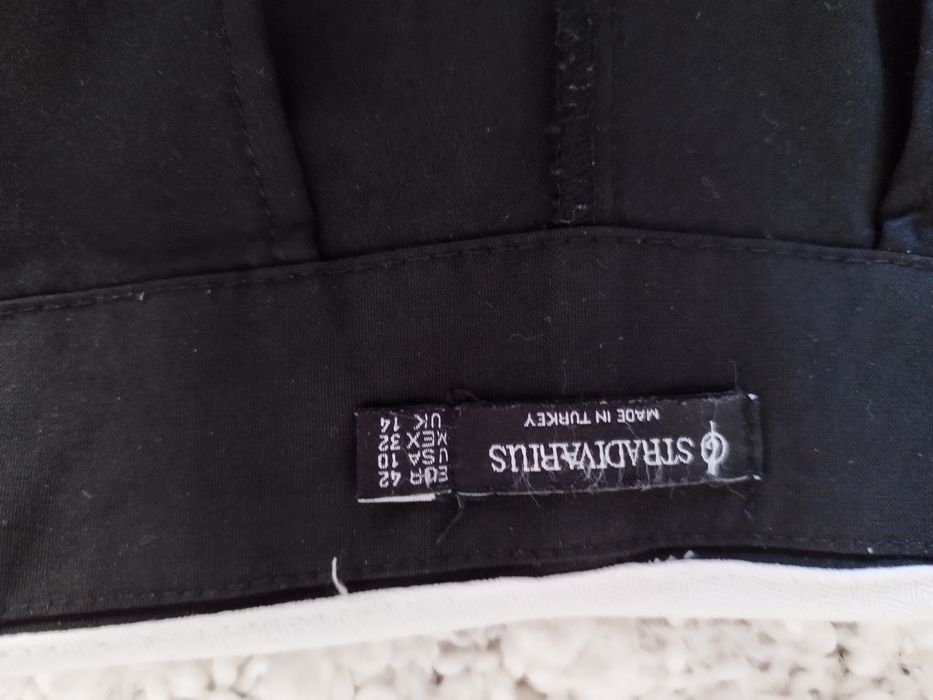 Брюки cotton черные палаццо