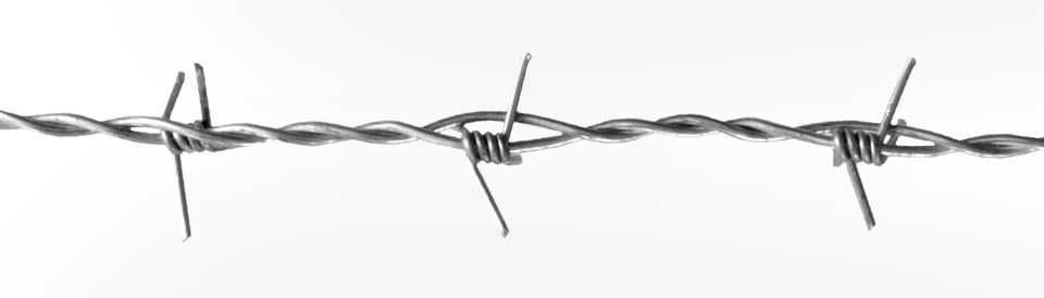 Drut kolczasty podwójny ocynkowany 1,7mm 100m