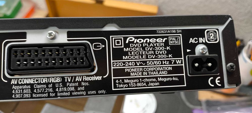 DVD player Pioneer Dv300 K