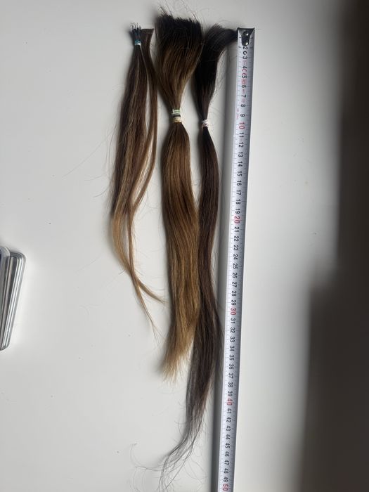 Wlosy naturalne słowiańskie brązowe