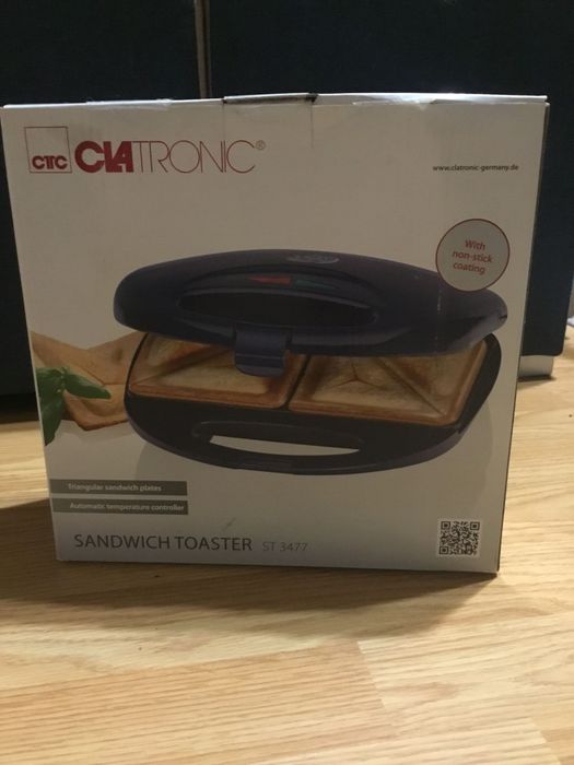 Nowy Opiekacz Clatronic ST 3477 (czarny)