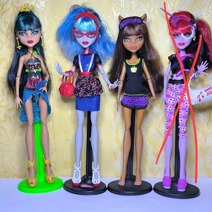 Монстер хай амоніта Хоулін Клод джи джи еббі Венера Рошель френкі