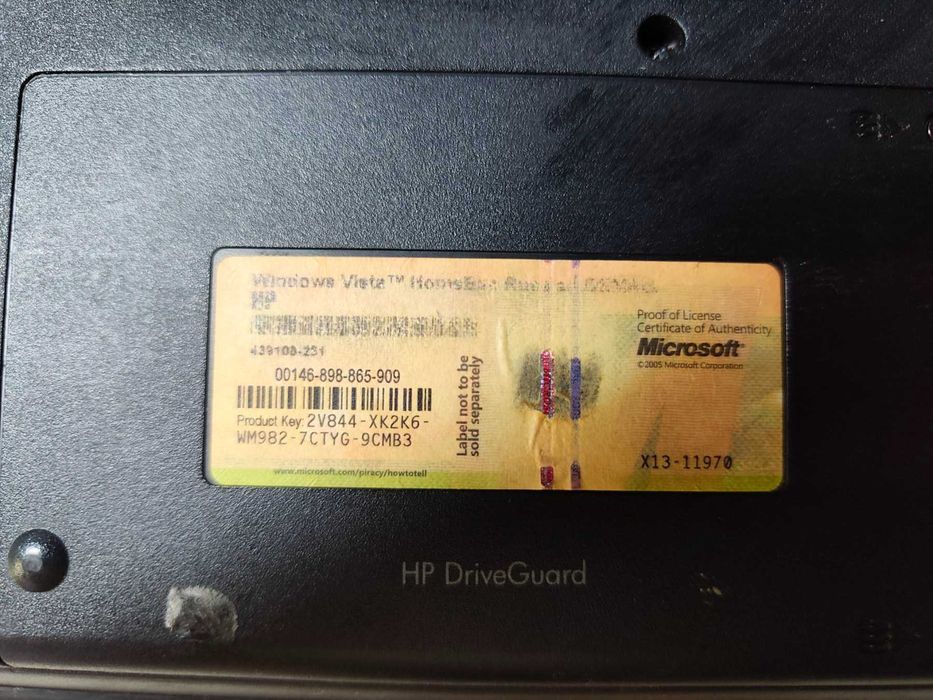 Ноутбук HP Compaq 6820s на запчасти / Под восстановление / Донор