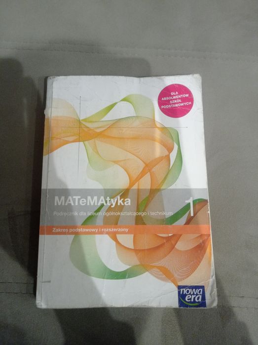 Matematyka 1 nowa era podręcznik dla liceum i technikum
