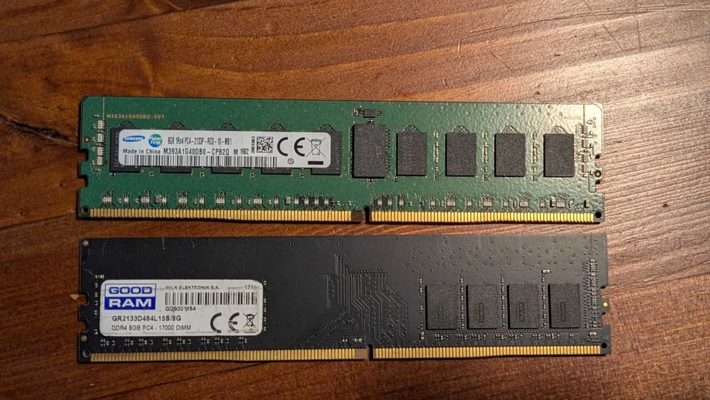 Pamięć Good Ram ddr4 8gb 2133mhz sprawdzona 100%