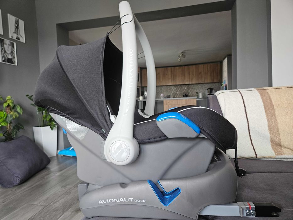 Avionaut Fotelik 0-13kg Kite+ K04 + Baza Dock Isofix Grafit