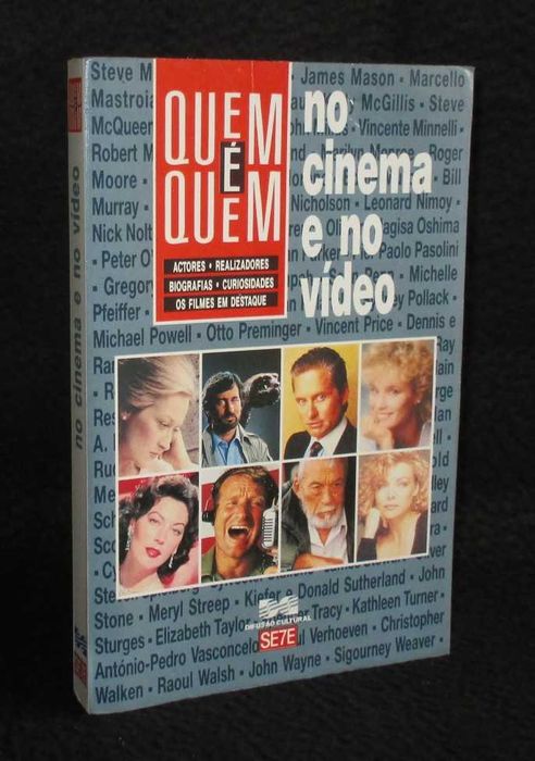 Livro Quem é Quem no Cinema e no Vídeo 1ª edição 1991