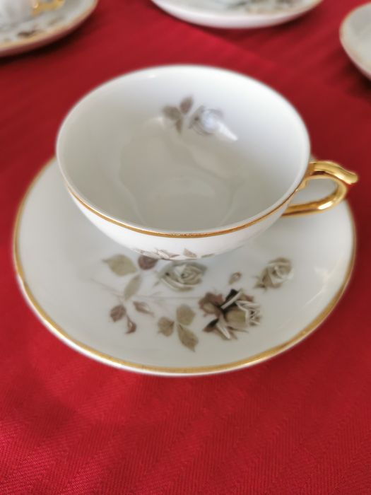 Serviço de café Viana antigo