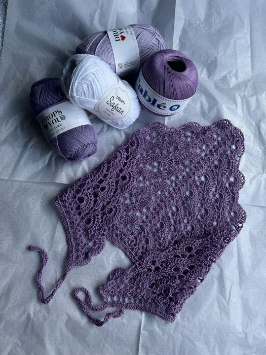 Chustka na głowę dla dziewczynki 1,5-3 lata