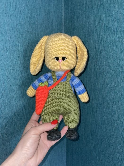 Амигуруми зайка ручная работа