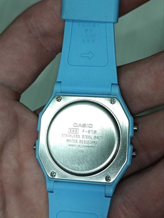 Часы наручний годинник CASIO F-91WC-2A