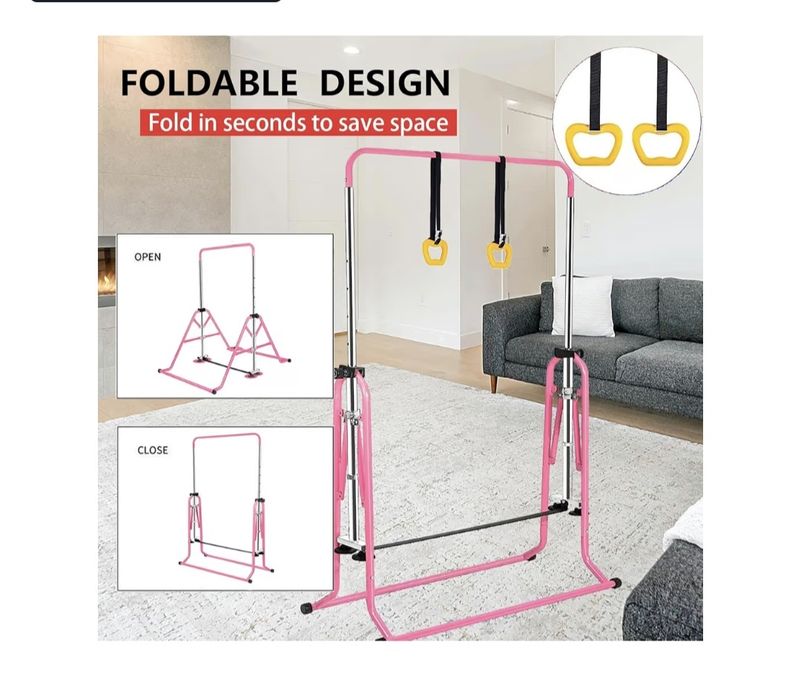 Barra de ginástica para crianças em ótimo estado