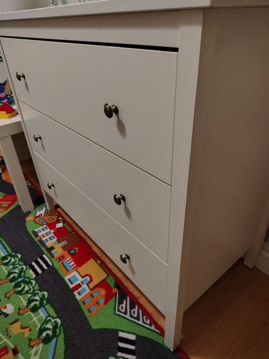 Koppang, komoda, 3 szuflady, biały, 90x83 cm
Komoda, 3 szuflady,