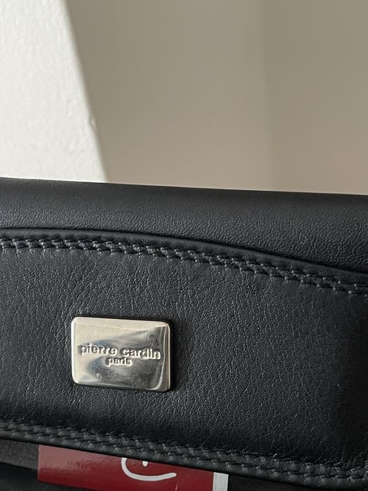 Porta-chaves preto pele - Pierre Cardin