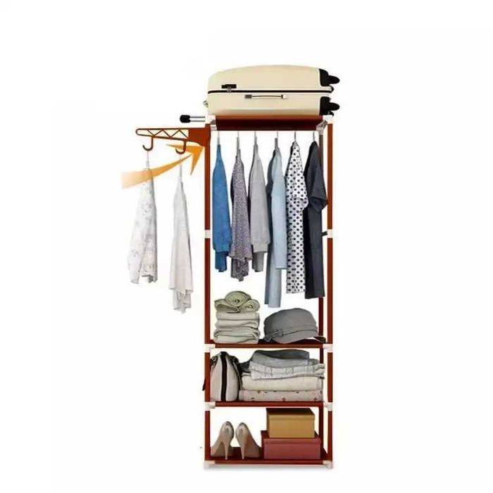 Вешалка для одежды Hat Coat Stand Rack Коричневая